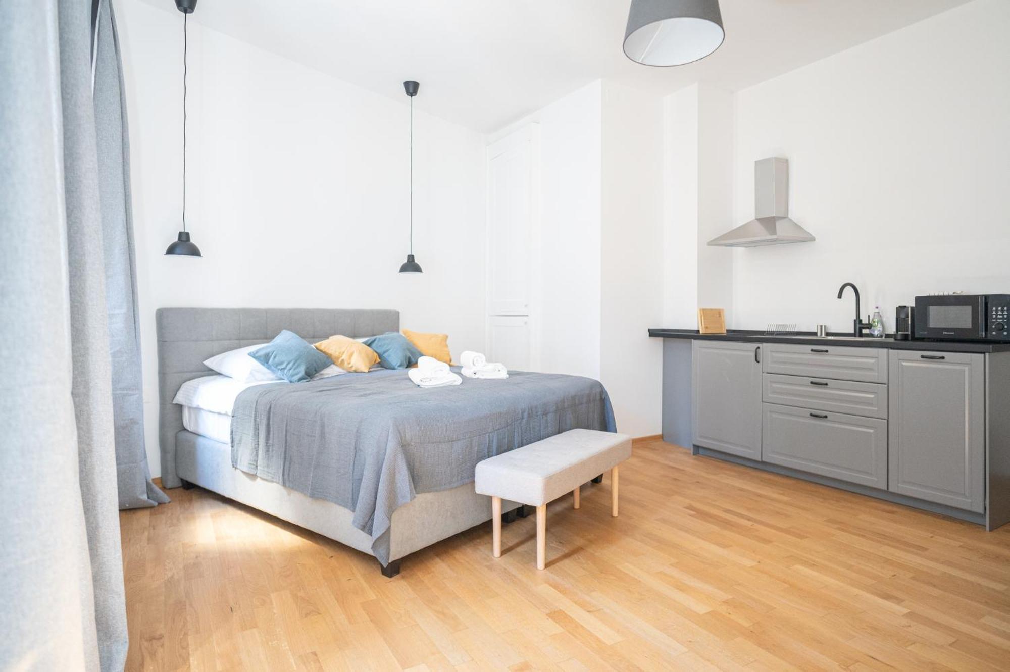 Wally Apartments By Flat White - With Elevator 萨格勒布 外观 照片